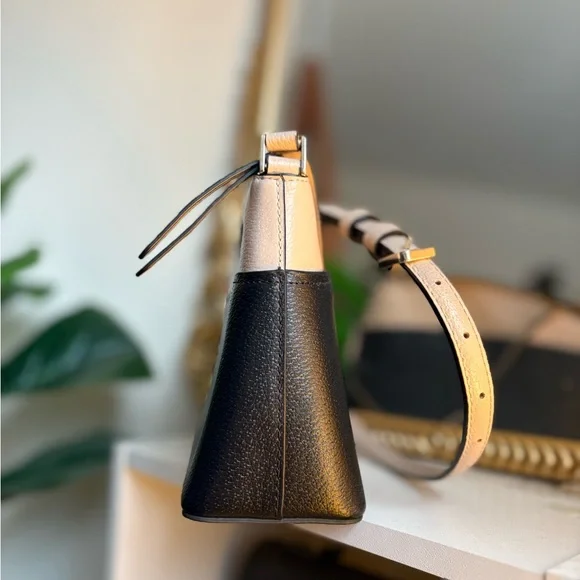 Kate Spade Jeanne Crossbody | Warm Vellum/Black | Structured Leather | LIKE NEW - Picture 6 of 13